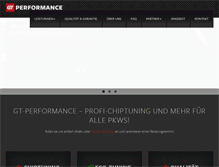 Tablet Screenshot of gt-performance.de